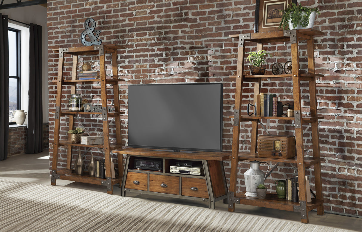 Holverson Rustic Brown Bookcase