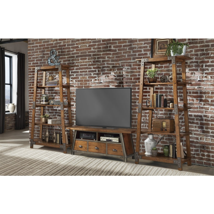 Holverson Rustic Brown Bookcase