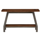 Holverson Rustic Brown Sofa Table