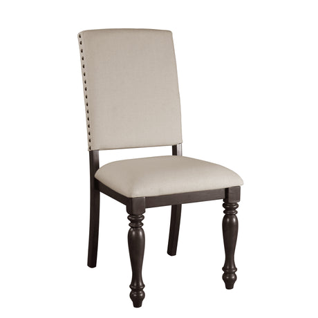 Begonia Grayish Brown Side Chair