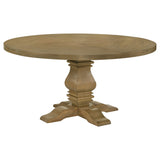 Florence Rustic Honey 5-Piece Round Dining Table Set