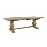 Florence Rustic Honey 126-Inch Extension Dining Table