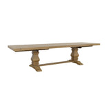 Florence Rustic Honey 126-Inch Extension Dining Table