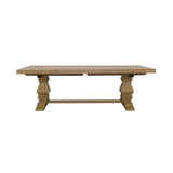 Florence Rustic Honey 126-Inch Extension Dining Table