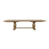 Florence Rustic Honey 126-Inch Extension Dining Table