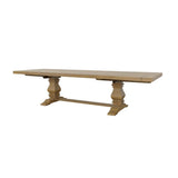 Florence Rustic Honey 126-Inch Extension Dining Table