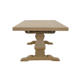 Florence Rustic Honey 126-Inch Extension Dining Table