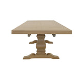 Florence Rustic Honey 126-Inch Extension Dining Table