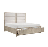 Mckewen Queen Platform Bed With Footboard Storage