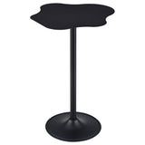 Keanu Black Curved 29-Inch Cloud-Shaped Bistro Bar Table