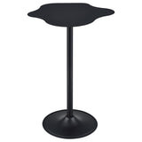 Keanu Black Curved 29-Inch Cloud-Shaped Bistro Bar Table