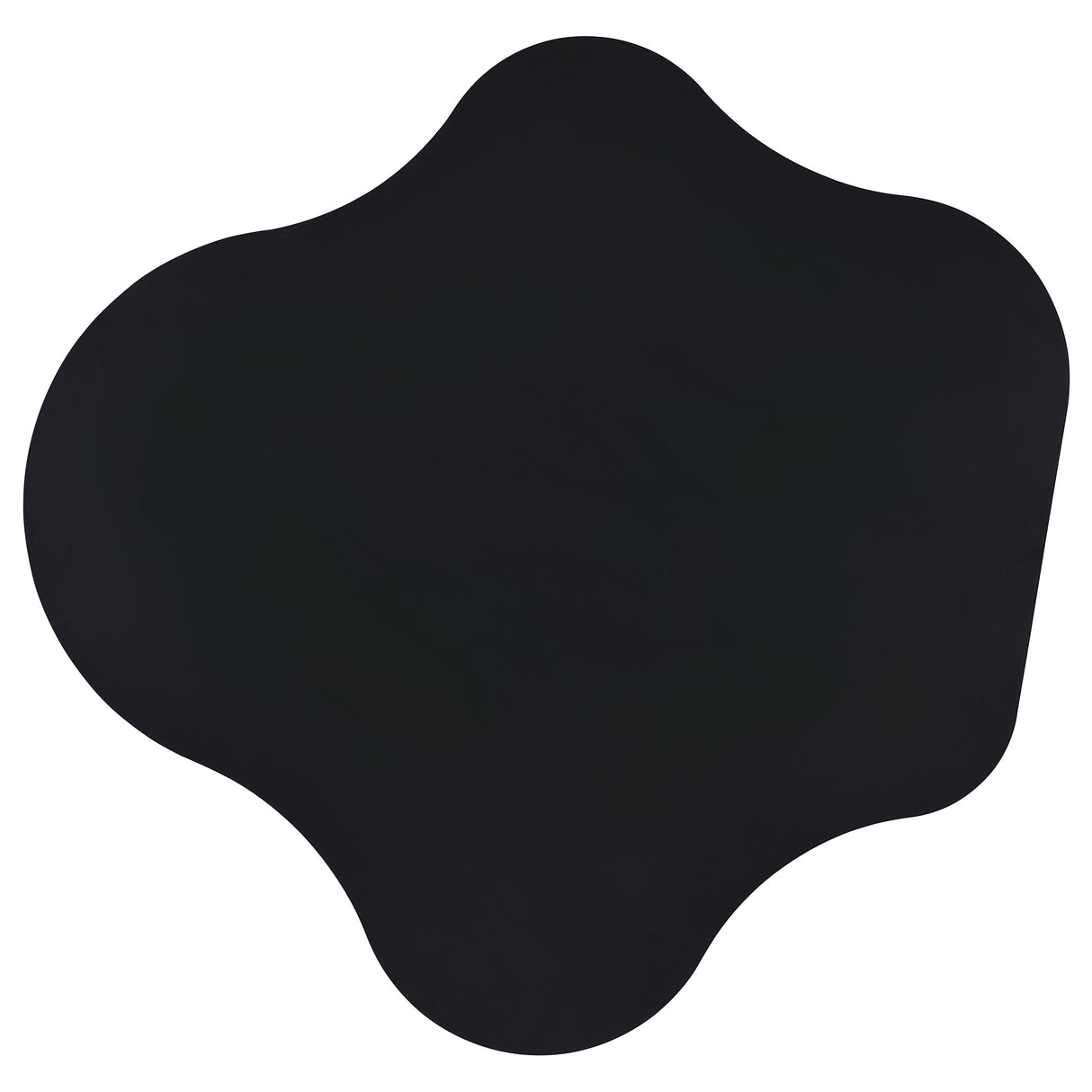 Keanu Black Curved 29-Inch Cloud-Shaped Bistro Bar Table