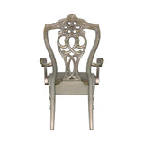 Catalonia Platinum Gold Dining Arm Chair