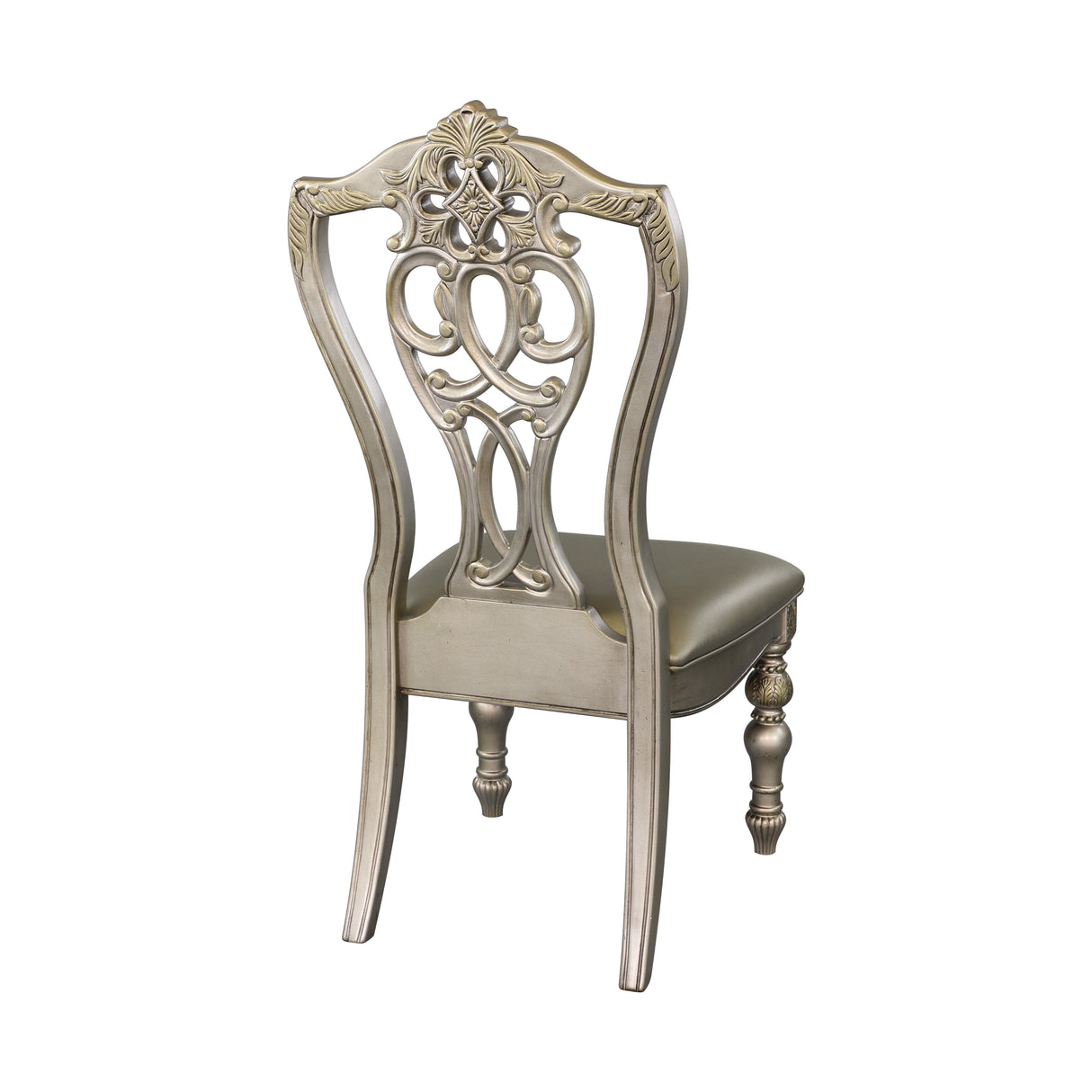 Catalonia Platinum Gold Side Chair