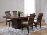 Briarwood Mango Oak 5-Piece Extension Leaf Dining Table Set