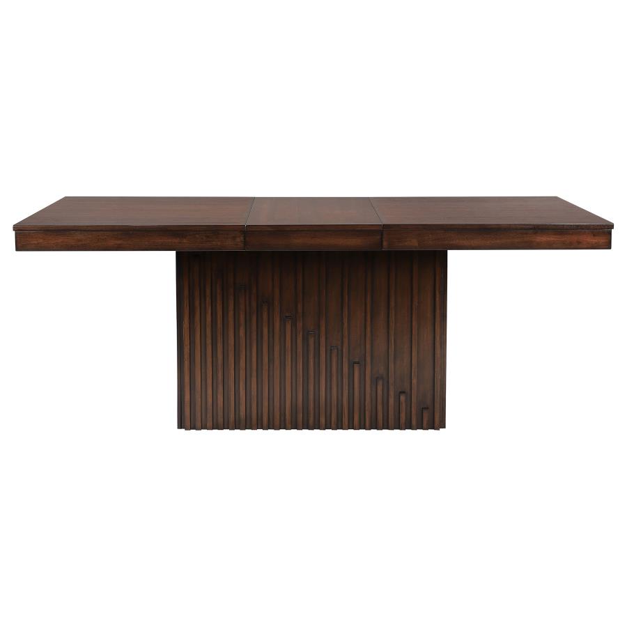 Briarwood Mango Oak 77-Inch Extension Leaf Dining Table