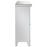 Melinda 2-Door Wine Cabinet With Lighting Mirror