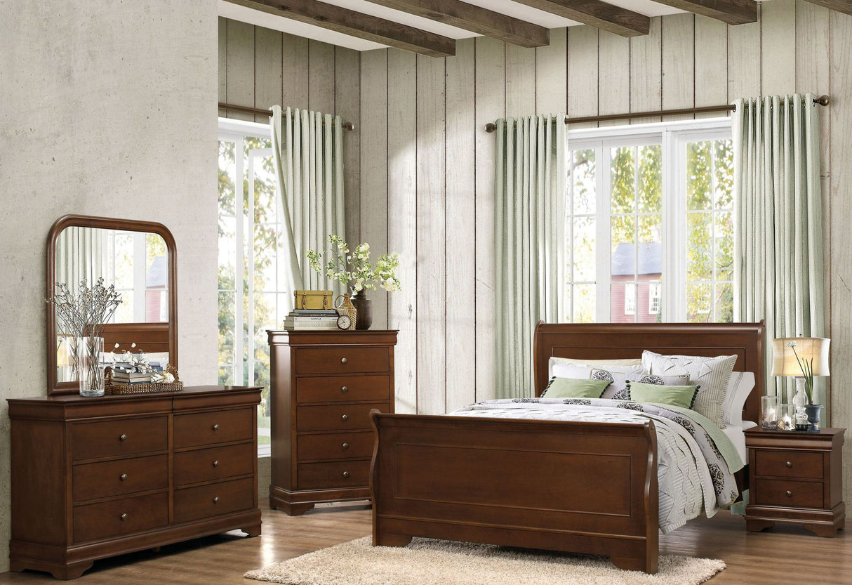 Abbeville Brown Panel Bedroom Set