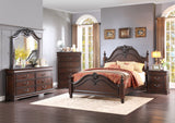 Belvieu Dark Cherry Eastern King Bed