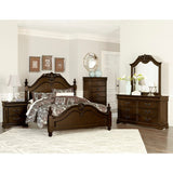 Belvieu Dark Cherry Eastern King Bed