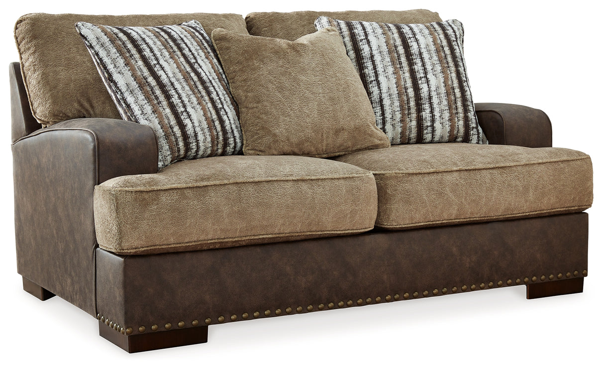 Alesbury Sofa, Loveseat, Oversized Chair and Ottoman