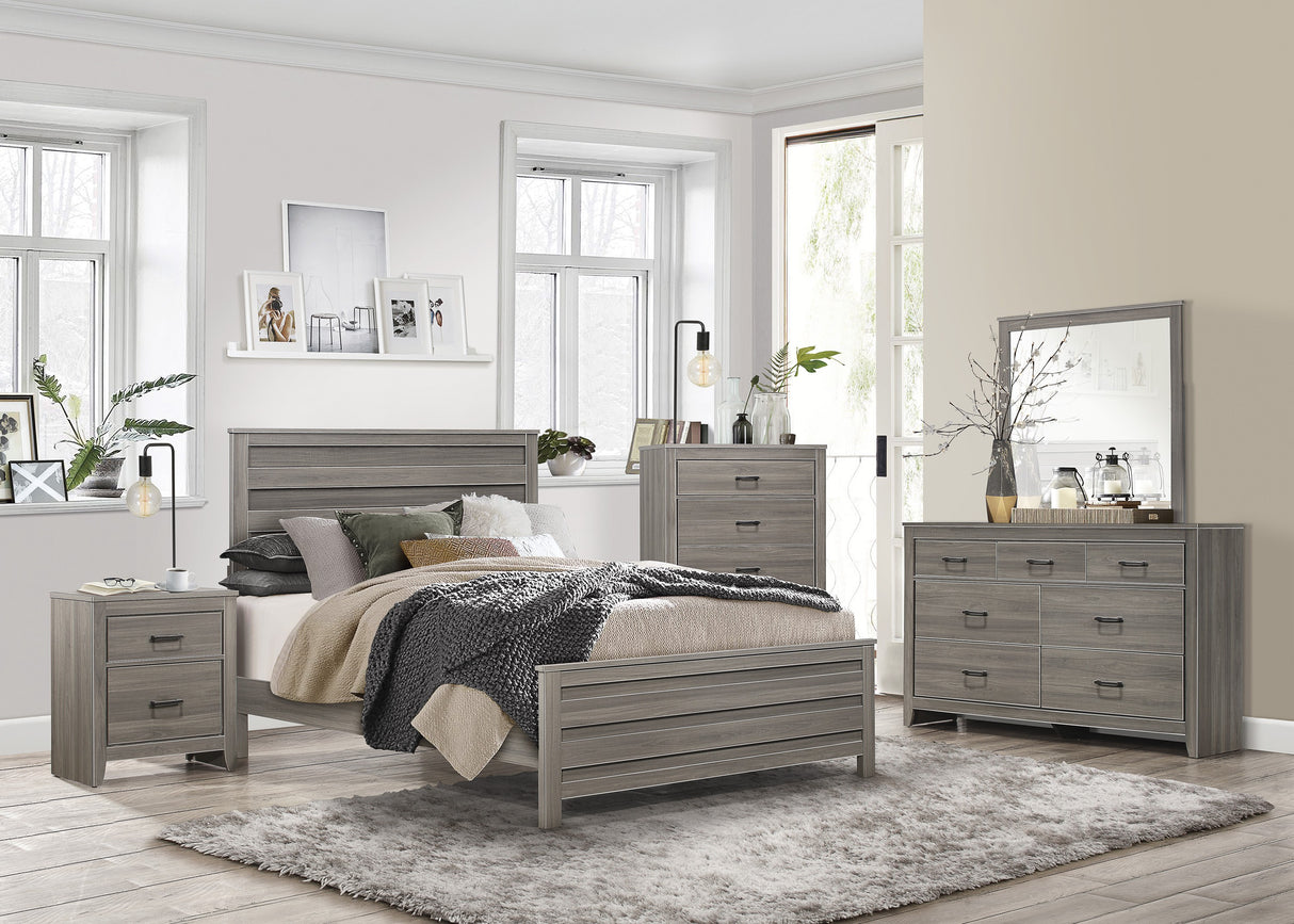 Waldorf Dark Gray Full Bed