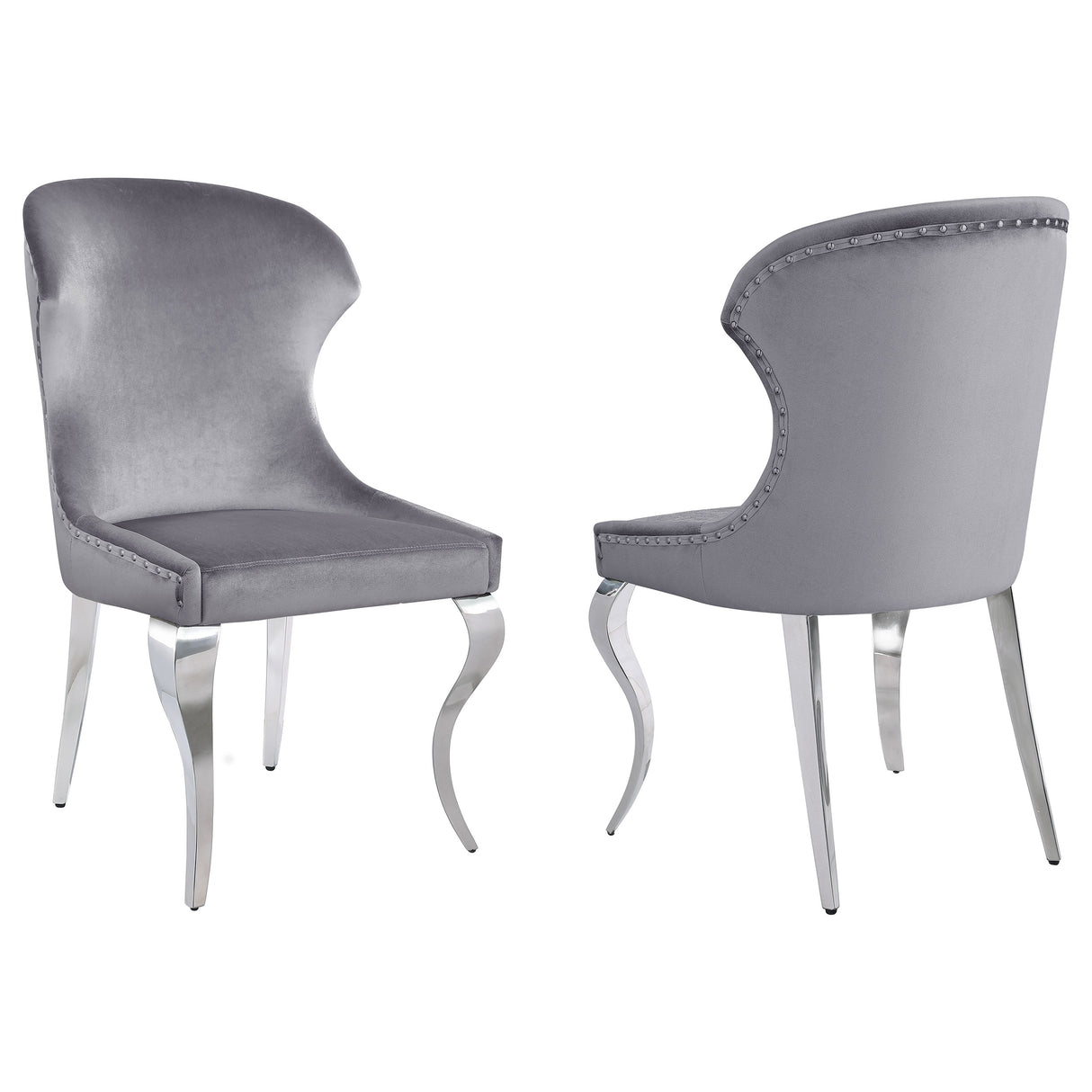 Cheyanne Grey Upholstered Dining Side Chair (Set Of 2)