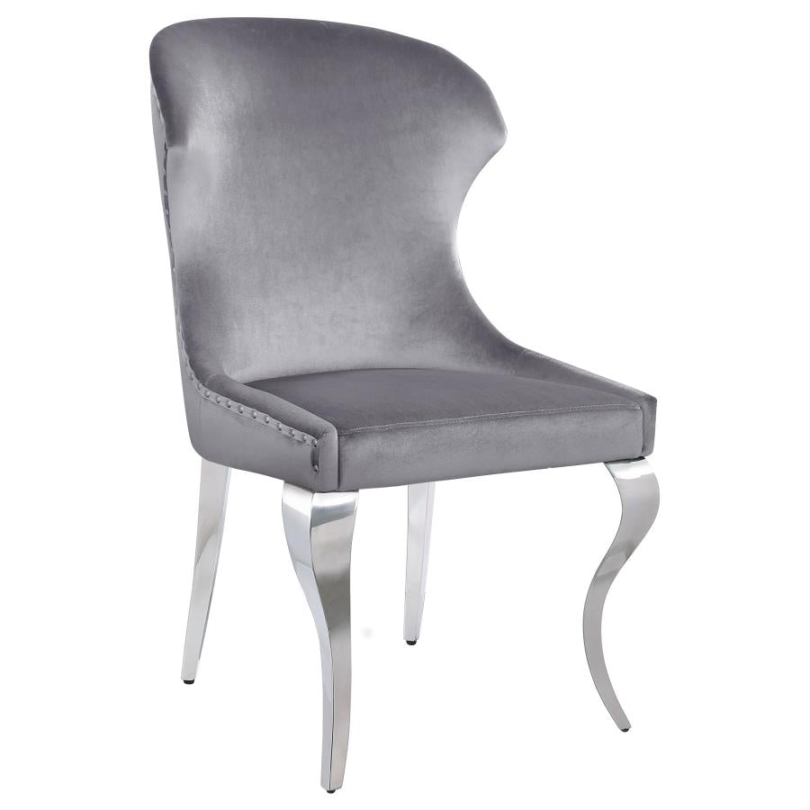 Cheyanne Grey Upholstered Dining Side Chair (Set Of 2)