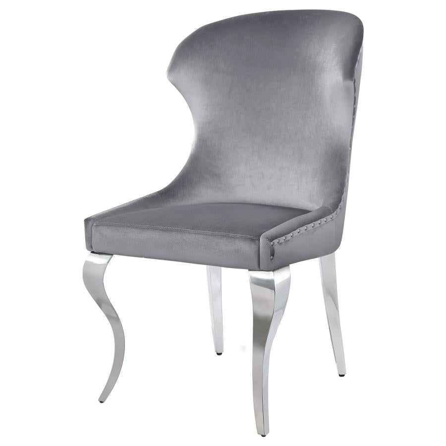 Cheyanne Grey Upholstered Dining Side Chair (Set Of 2)