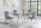 Cheyanne Grey Upholstered Dining Side Chair (Set Of 2)