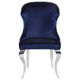 Cheyanne Ink Blue Upholstered Dining Side Chair (Set Of 2)