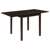 Kelso Rectangular Dining Table With Drop Leaf Cappuccino