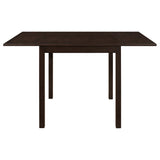 Kelso Rectangular Dining Table With Drop Leaf Cappuccino