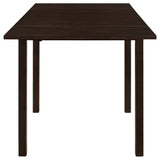 Kelso Rectangular Dining Table With Drop Leaf Cappuccino