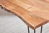 Sherman Natural Acacia 71-Inch Live Edge Dining Table