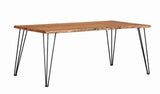 Sherman Natural Acacia 71-Inch Live Edge Dining Table