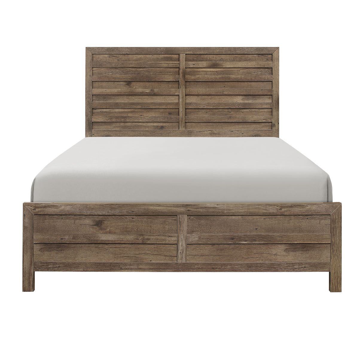 Mandan Weathered Pine Full Bed