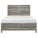 Mandan Weathered Gray Eastern King Bed