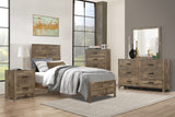 Mandan Weathered Pine Nightstand