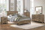 Mandan Weathered Pine Full Bed