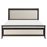 Hebron Dark Cherry Queen Bed