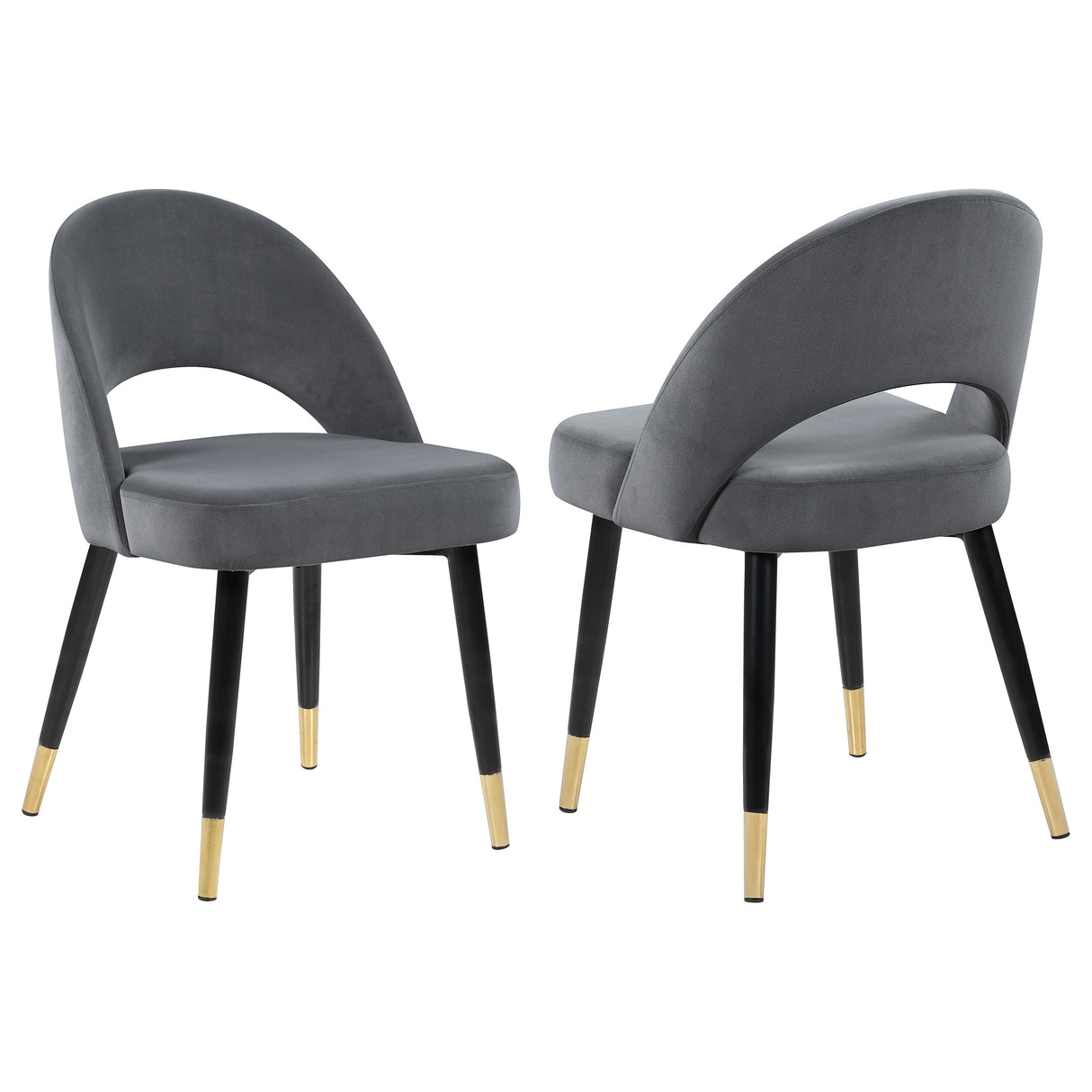 Lindsey Grey Upholstered Dining Side Chair (Set Of 2)