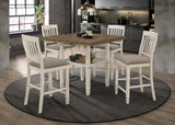 Sarasota Rustic Cream 5-Piece Drop Leaf Counter Dining Set