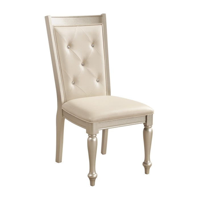 Celandine Silver Side Chair