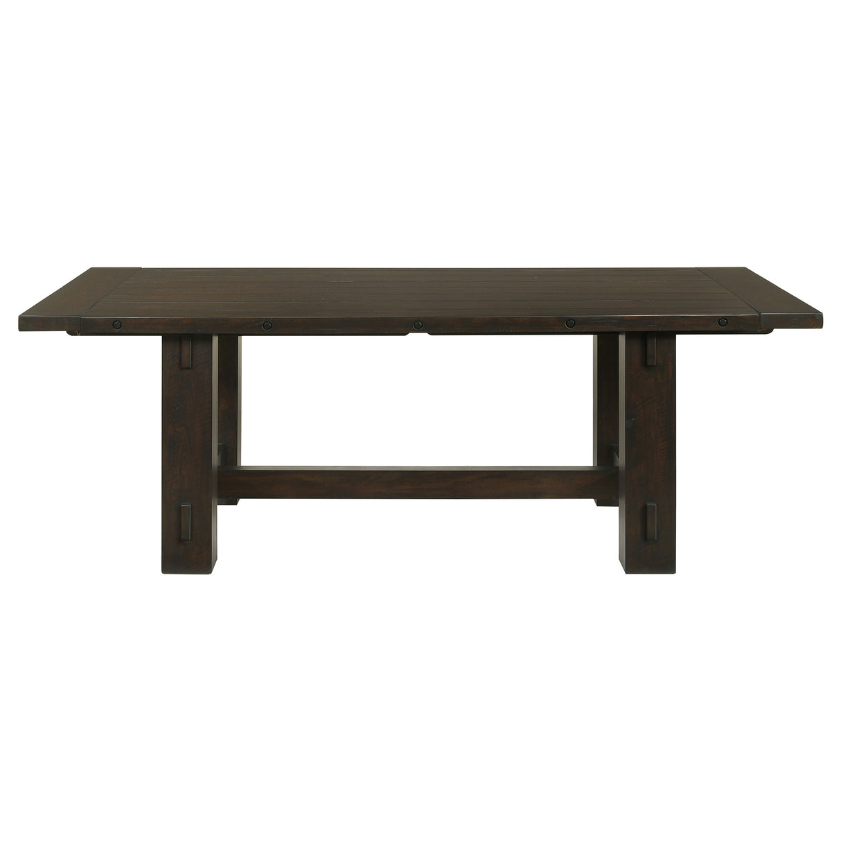 Calandra Vintage Java 121-Inch Extension Leaf Dining Table