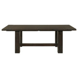 Calandra Vintage Java 121-Inch Extension Leaf Dining Table