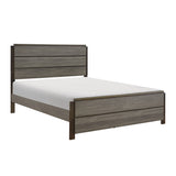 Vestavia Antique Gray And Dark Brown Full Bed