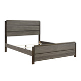 Vestavia Antique Gray And Dark Brown Eastern King Bed