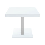 Brooklyn White High Gloss Rectangular 63-Inch Dining Table