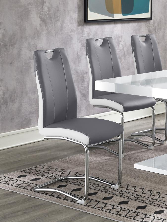 Brooklyn Grey Upholstered Dining Side Chair (Set Of 4)